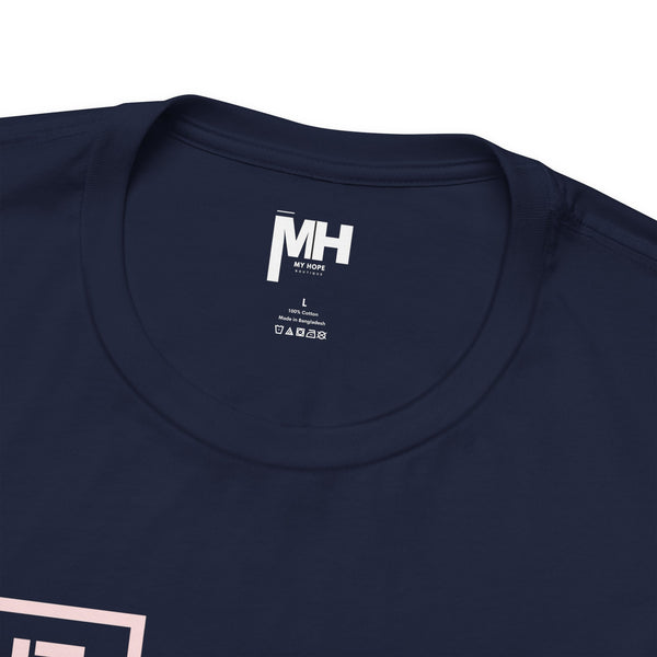 Ballet Pink and Navy II But God Signature Tee