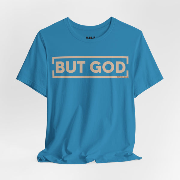 Aqautic Blue But God Signature Tee