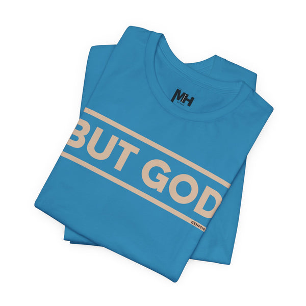 Aqautic Blue But God Signature Tee